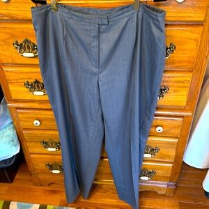 JONES NEW YORK (Vintage) Gray Suit Trousers Unlined 18W